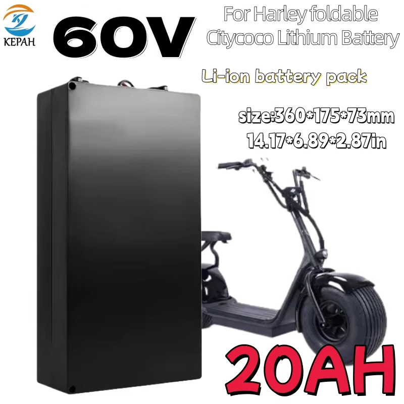 60V 30Ah Electric Scooter Battery - Batteria per Moto Elettrica Harley 60V