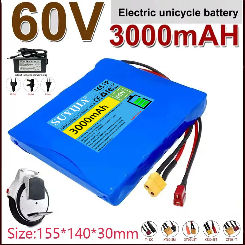 60V 30Ah Electric Scooter Battery - Batteria al Litio per Scooter Elettrico,