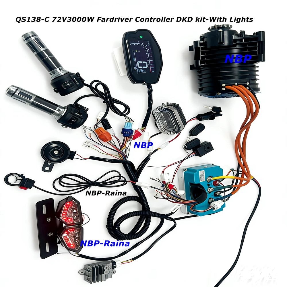 Kit motore centrale 72V 3000W  - Mid Drive Motor Kit 72V 3000W recensione e prezzo