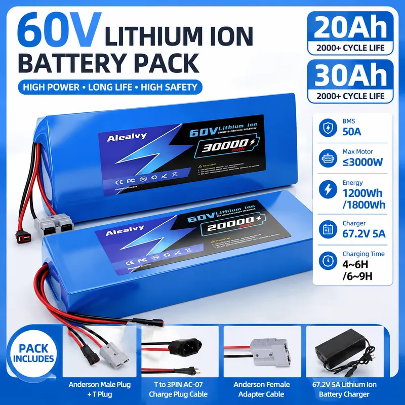   Pacco batteria al litio 2170 - 60V 30Ah Electric Scooter Battery recensione e prezzo